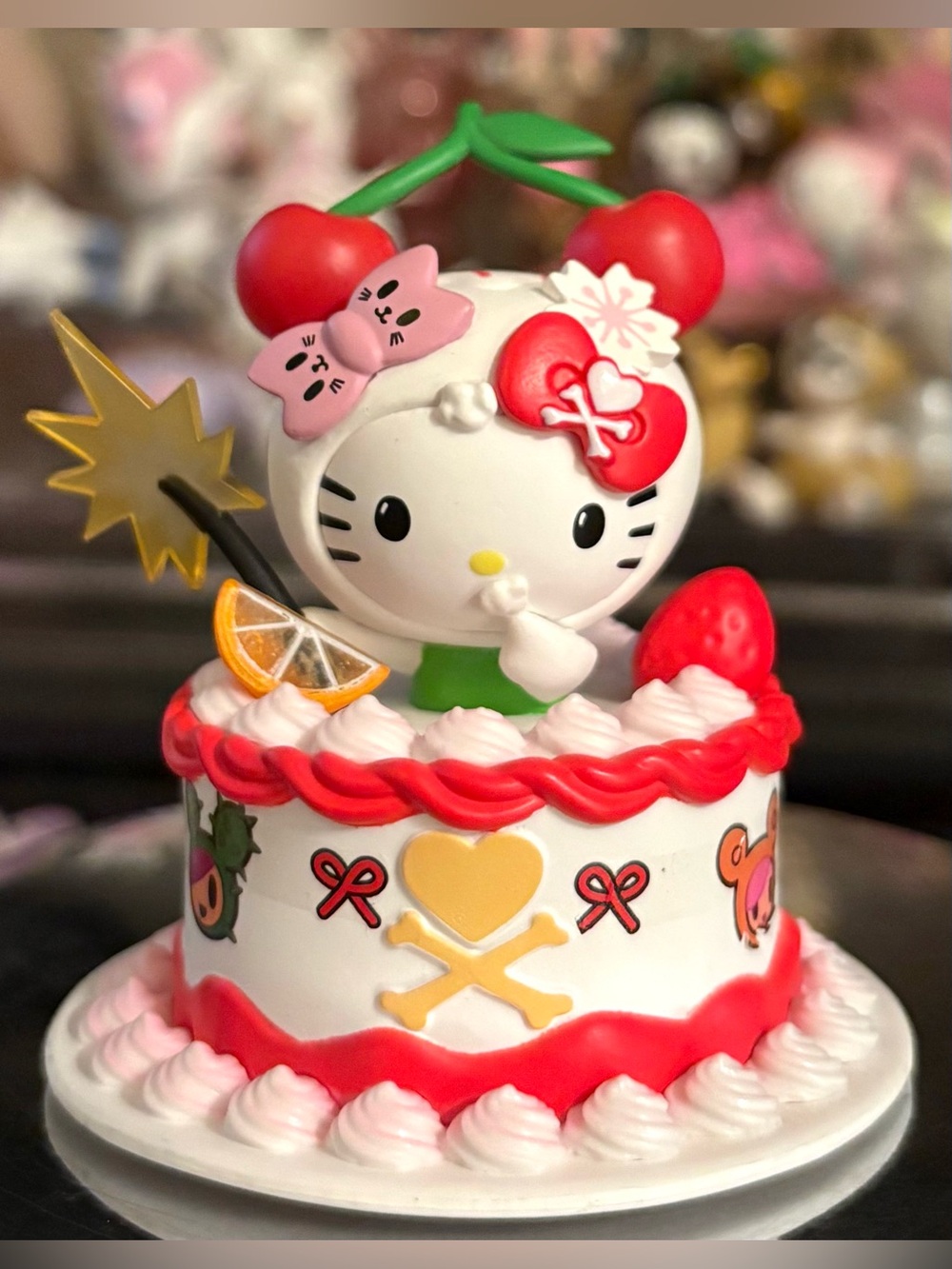 Tokidoki x Sanrio Hello Kitty 50th Birthday Cake Series Collectible Art Figure